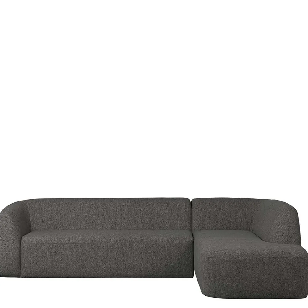 Wohnen Sofas<Ecksofa in Schwarzgrau Chenille - Barat