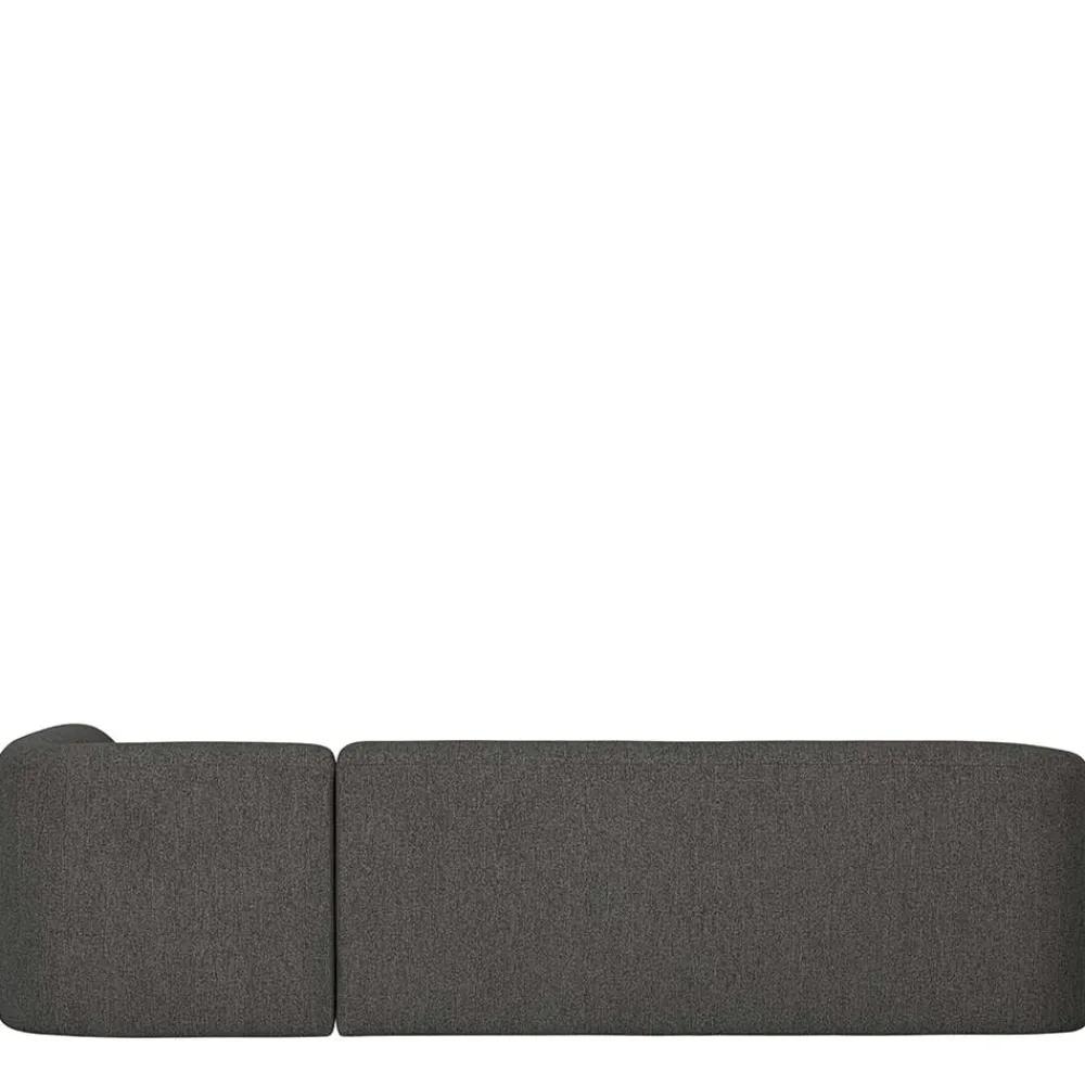 Wohnen Sofas<Ecksofa in Schwarzgrau Chenille - Barat