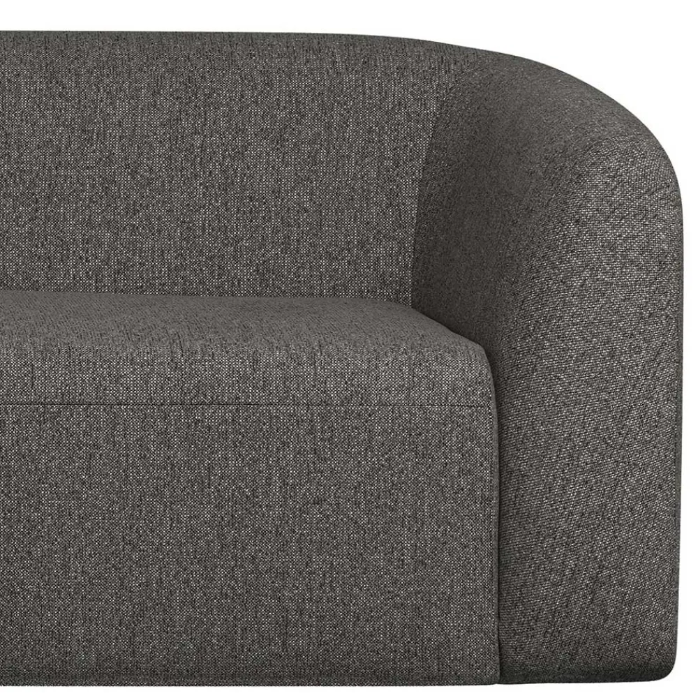 Wohnen Sofas<Ecksofa in Schwarzgrau Chenille - Barat