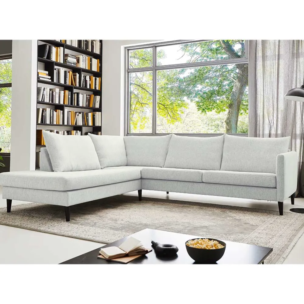 Wohnen Sofas<Ecksofa L-Couch in Offwhite - Udessa
