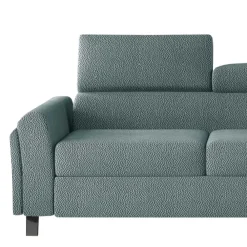 Wohnen Betten|Sofas<Ecksofa mit Funktion in Mintgrün Microfaser - Daharas