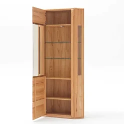 Wohnen Vitrinen<Eckvitrine Athias aus Kernbuche