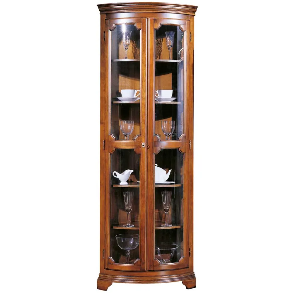 Wohnen Vitrinen<Eckvitrine in italienischem Design - Yawira