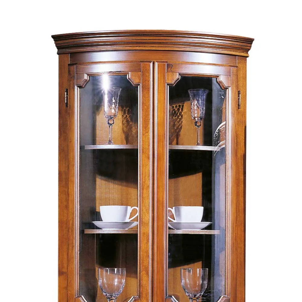 Wohnen Vitrinen<Eckvitrine in italienischem Design - Yawira