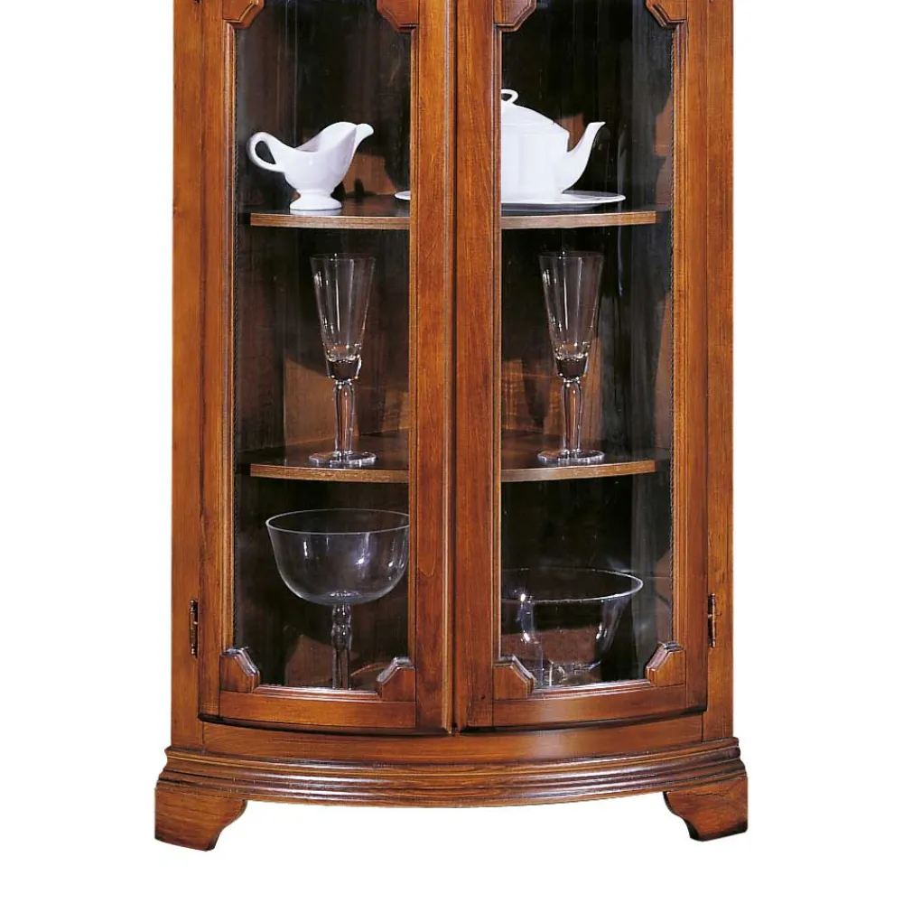 Wohnen Vitrinen<Eckvitrine in italienischem Design - Yawira