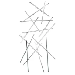 Wohnen Garderoben<Edelstahl Garderobe mit zehn Haken - Shines