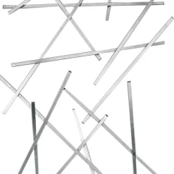 Wohnen Garderoben<Edelstahl Garderobe mit zehn Haken - Shines
