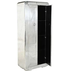 Wohnen Garderoben<Edle Design Flurmöbel in Silber - Pilot (sechsteilig)