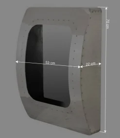Wohnen Garderoben<Edle Design Flurmöbel in Silber - Pilot (sechsteilig)