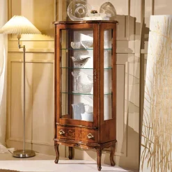 Wohnen Vitrinen<Edle Standvitrine in italienischem Design - Venerdina