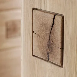 Wohnen Wohnwände<Edle Wohnwand mit 320cm Breite Pontros in Eiche Bianco teilmassiv (vierteilig)