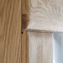 Wohnen Wohnwände<Edle Wohnwand mit 320cm Breite Pontros in Eiche Bianco teilmassiv (vierteilig)