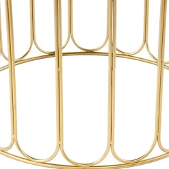 Wohnen Hocker<Edler Samthocker in Petrol & Gold - Ugian