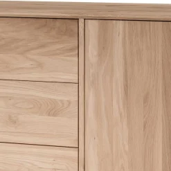 Wohnen Sideboards<Edles Sideboard aus Wildeiche Bianco geölt - Lamia