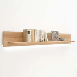 Wohnen Regale<Edles Wandboard in Eiche Bianco - Crokas