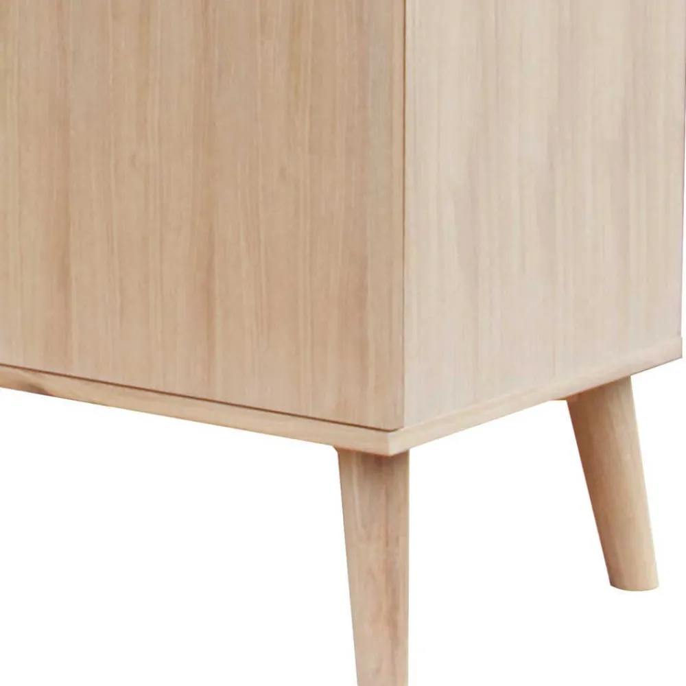 Wohnen Sideboards<Eiche Bianco Sideboard mit Schiebetüren - Saimoon