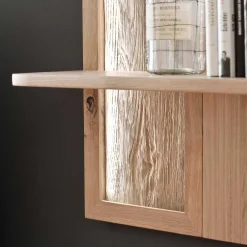 Wohnen Wohnwände<Eiche Bianco Wohnwand Set 320cm - Crokas (dreiteilig)