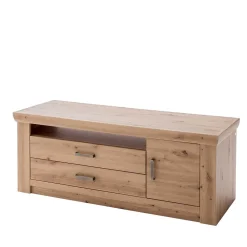 Wohnen Tv & Hifi-Möbel|Lowboards<Eiche Dekor TV Board mit 2 Schubladen - Wykina