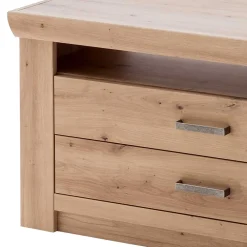 Wohnen Tv & Hifi-Möbel|Lowboards<Eiche Dekor TV Board mit 2 Schubladen - Wykina