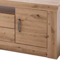 Wohnen Tv & Hifi-Möbel|Lowboards<Eiche Dekor TV Board mit 2 Schubladen - Wykina