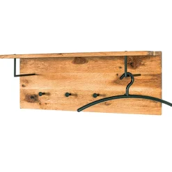 Wohnen Garderoben<Eiche Hängegarderobe mit Hutboden - Cadama