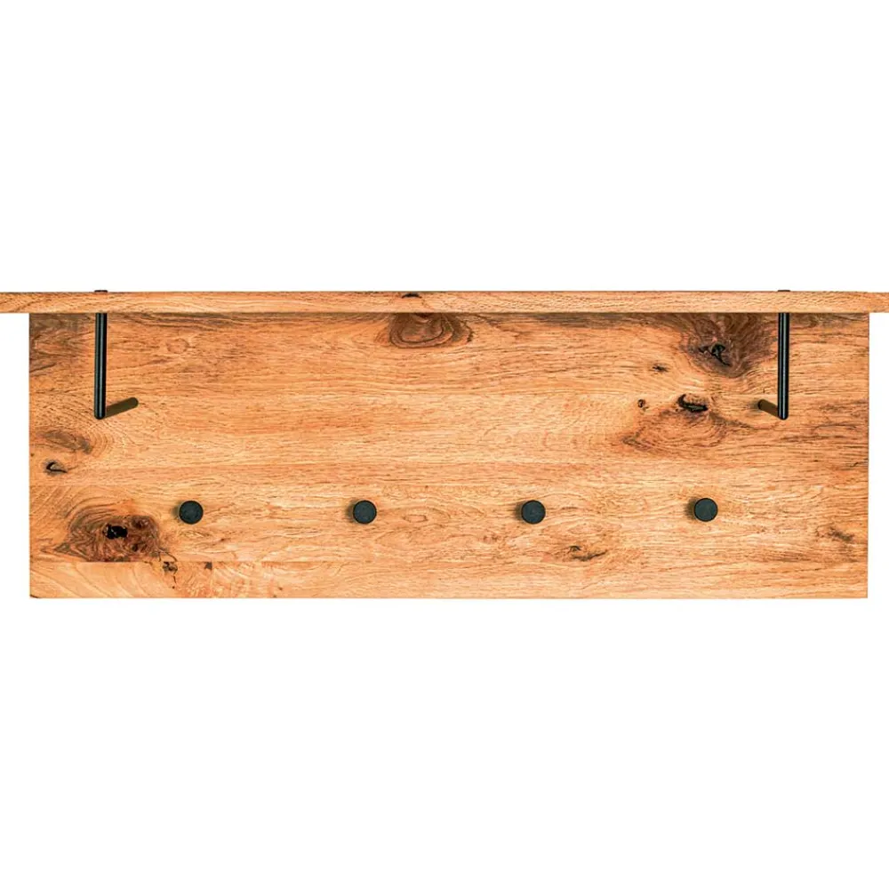 Wohnen Garderoben<Eiche Hängegarderobe mit Hutboden - Cadama