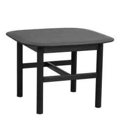 Wohnen Tische<Eiche Massivholz Couchtisch in Schwarz - Gracey