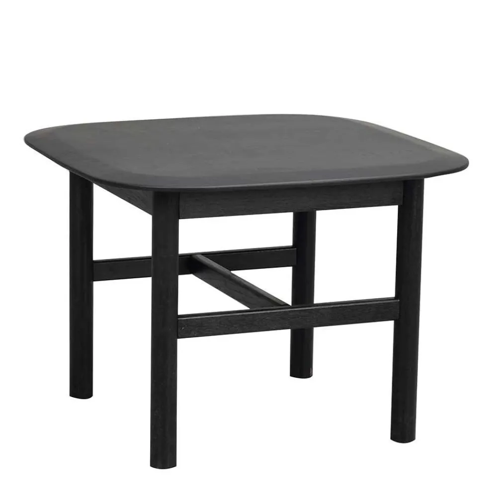 Wohnen Tische<Eiche Massivholz Couchtisch in Schwarz - Gracey
