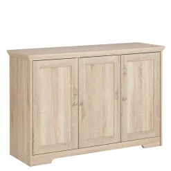 Wohnen Sideboards<Eiche Nachbildung Kommode mit drei Türen - Rienva
