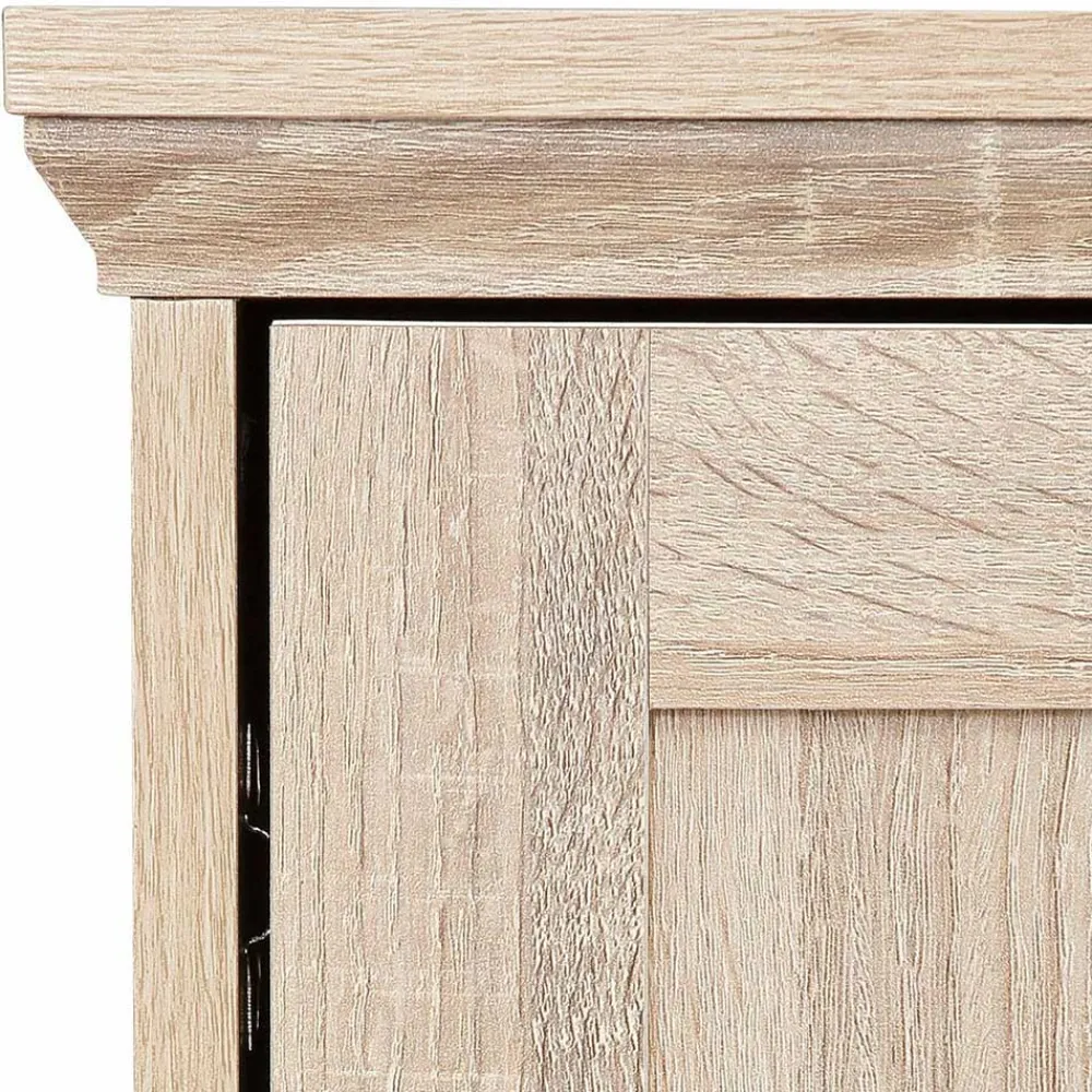 Wohnen Sideboards<Eiche Nachbildung Kommode mit drei Türen - Rienva