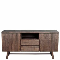 Wohnen Sideboards<Eiche Sideboard in dunkel lackiert und gebürstet - Vedraza