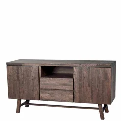 Wohnen Sideboards<Eiche Sideboard in dunkel lackiert und gebürstet - Vedraza