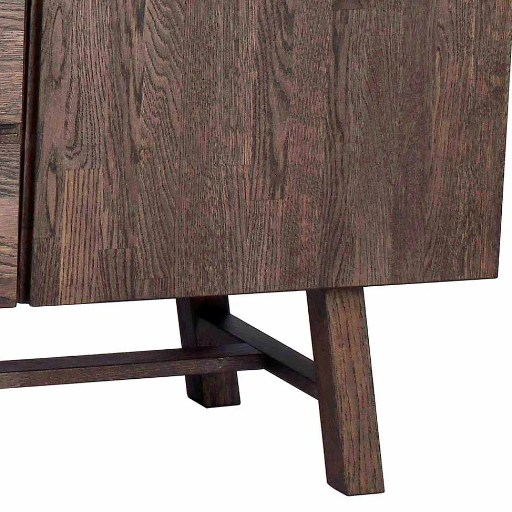 Wohnen Sideboards<Eiche Sideboard in dunkel lackiert und gebürstet - Vedraza