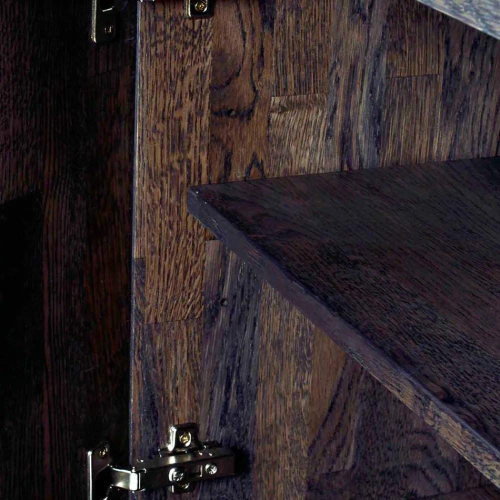 Wohnen Sideboards<Eiche Sideboard in dunkel lackiert und gebürstet - Vedraza