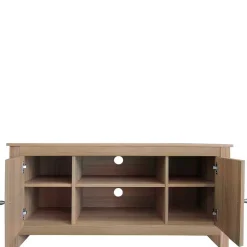 Wohnen Tv & Hifi-Möbel|Lowboards<Eichefarbenes Landhaus TV Board 120x58x39 cm - Eliandas