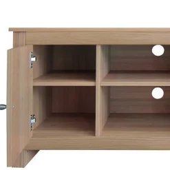 Wohnen Tv & Hifi-Möbel|Lowboards<Eichefarbenes Landhaus TV Board 120x58x39 cm - Eliandas