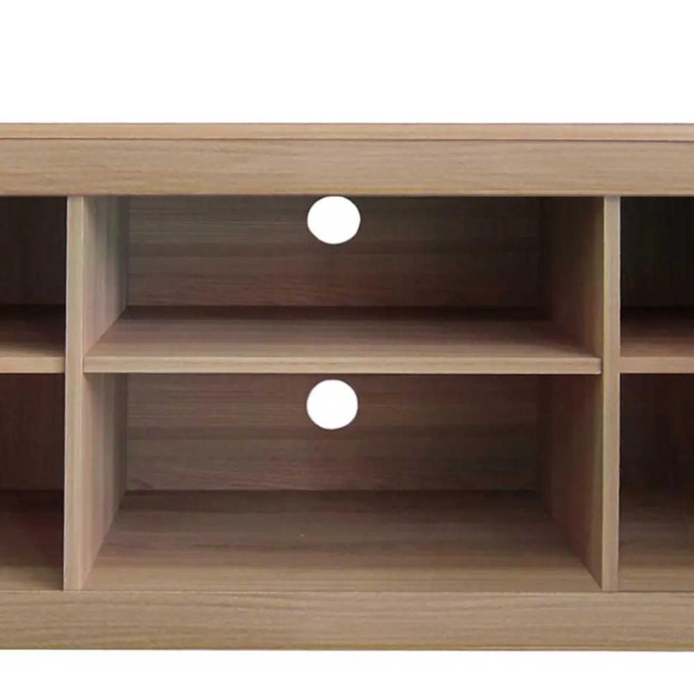 Wohnen Tv & Hifi-Möbel|Lowboards<Eichefarbenes Landhaus TV Board 120x58x39 cm - Eliandas