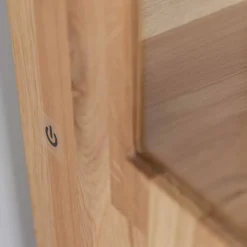 Wohnen Highboards|Vitrinen<Eichenholz Highboard Vitrine modern - Judita