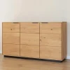 Wohnen Sideboards<Eichenholz Sideboard mit Sockelgestell - Judita