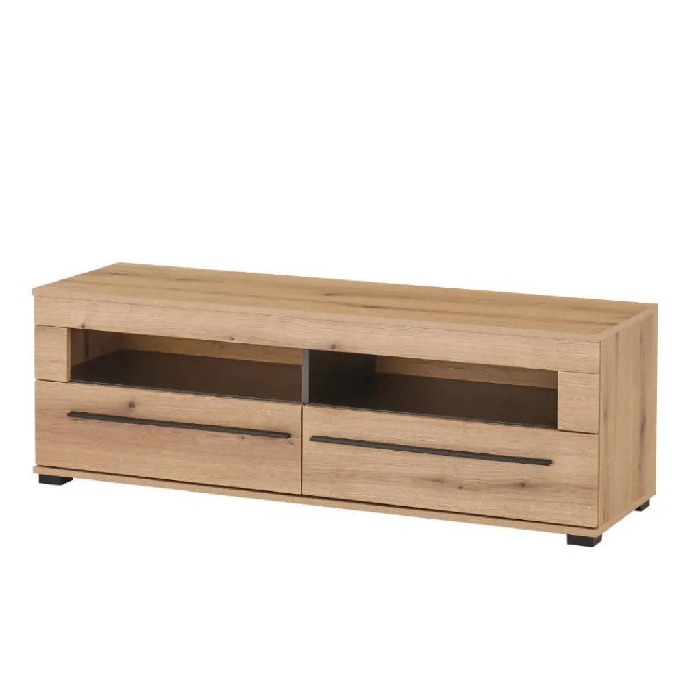 Wohnen Wohnwände<Eicheoptik Wohnzimmermöbel Set - Brocus (vierteilig)