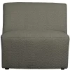 Wohnen Sofas<Einsitzer Couchmodul aus Boucle in Dunkelgrün - Racapulco