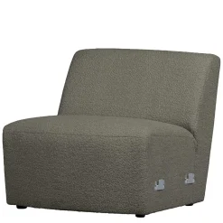Wohnen Sofas<Einsitzer Couchmodul aus Boucle in Dunkelgrün - Racapulco