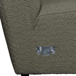 Wohnen Sofas<Einsitzer Couchmodul aus Boucle in Dunkelgrün - Racapulco