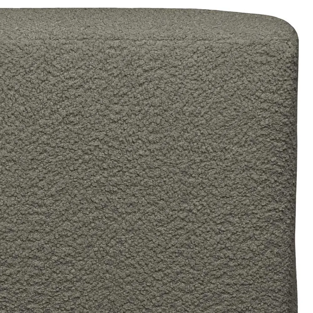 Wohnen Sofas<Einsitzer Couchmodul aus Boucle in Dunkelgrün - Racapulco
