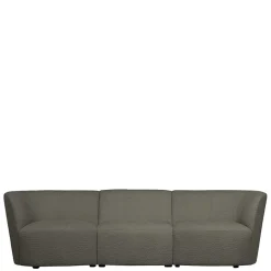 Wohnen Sofas<Einsitzer Couchmodul aus Boucle in Dunkelgrün - Racapulco
