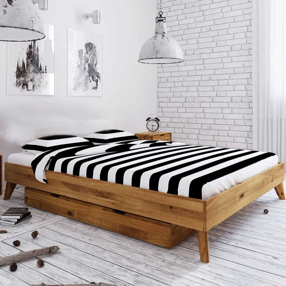 Wohnen Betten<Einzelbett Bettgestell ohne Kopfteil - Eavy II