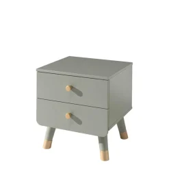 Wohnen Betten<Einzelbett in Graugrün & Gold - Appoloni (zweiteilig)