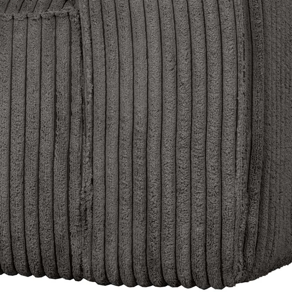 Wohnen Sessel<Einzelsessel in Dunkelgrau Cord Ribcord - Jailen