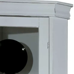 Wohnen Vitrinen<Elegante Eckvitrine im Vintage Landhaus Look - Zarinas