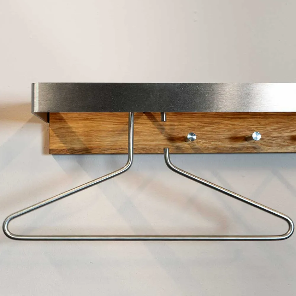 Wohnen Garderoben<Elegante Hängegarderobe aus Eichenholz - Skowera